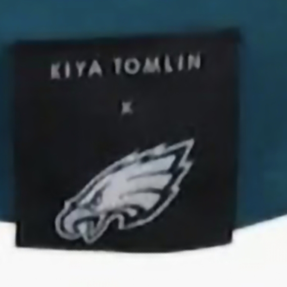 KIYA TOMLIN Women's NFL Midnight Green Philadelphia Eagles Tri-Blend Size M - Picture 10 of 10